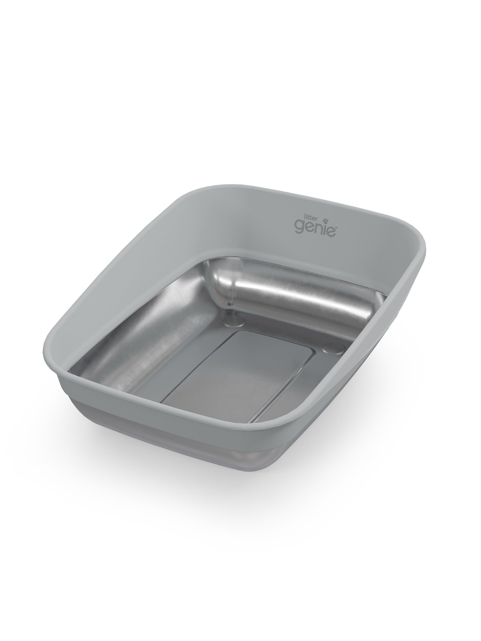 LITTER GENIE - Litière avec fond en acier inoxydable. Bêtes Gourmandes, boutique spécialisée alimentation, éducation et sports pour chiens à Québec.