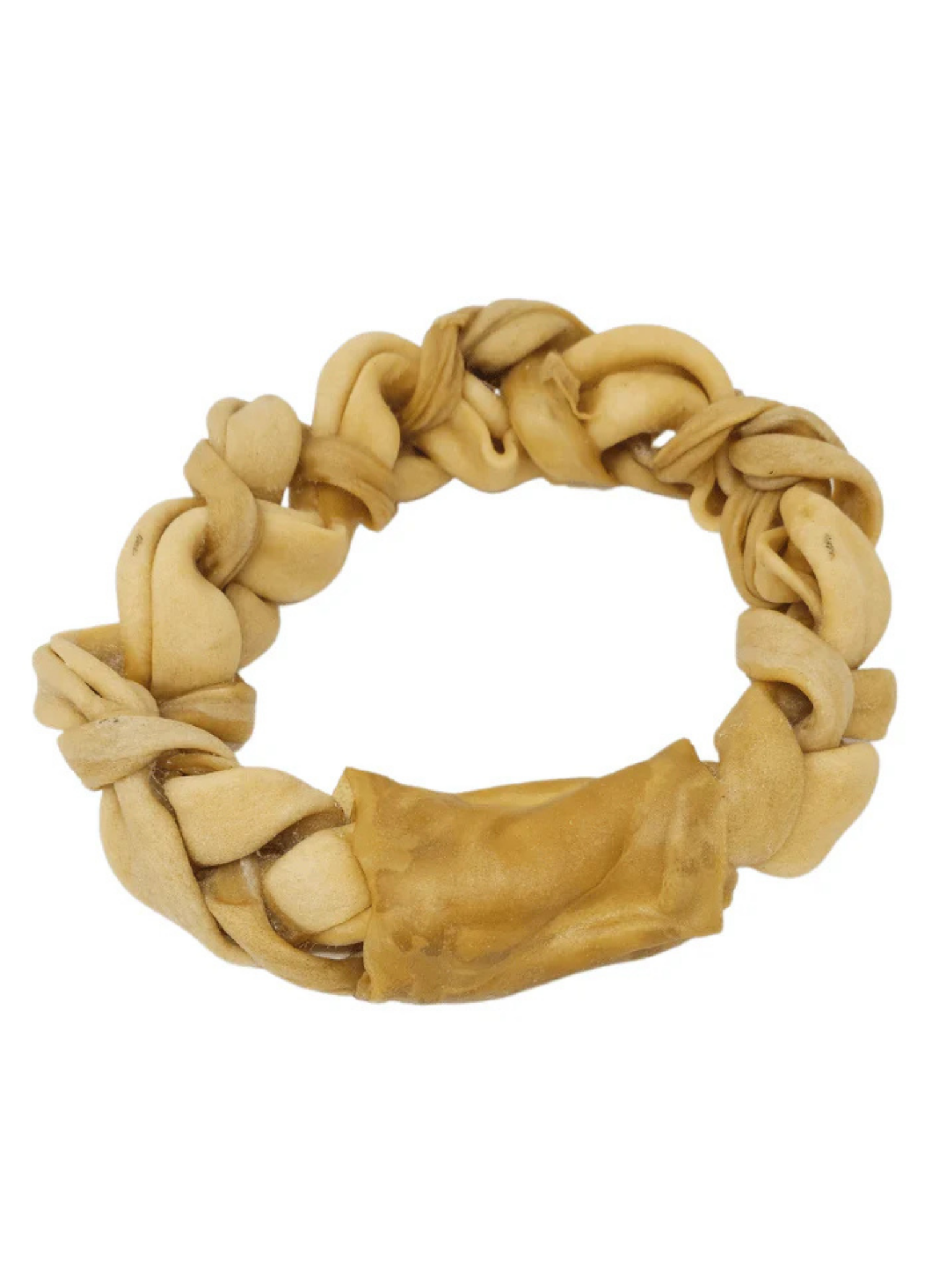 NATURE'S OWN - Beigne de peau de buffle tressé 7-8''. Bêtes Gourmandes, boutique spécialisée alimentation, éducation et sports pour chiens à Québec.