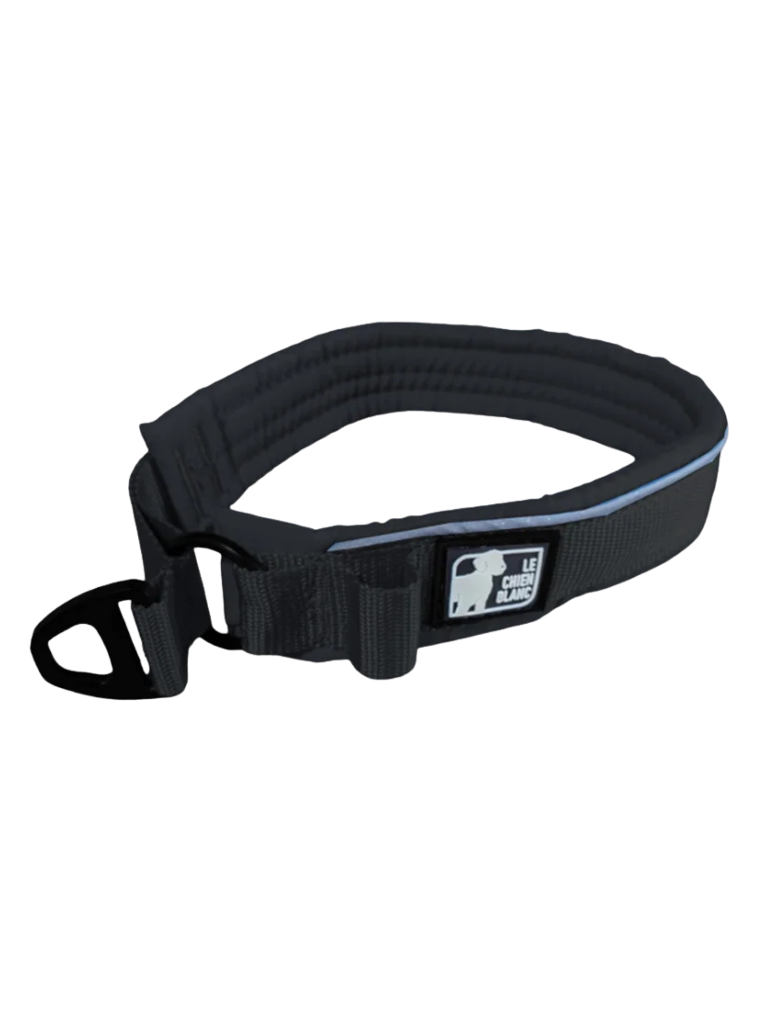 LE CHIEN BLANC - Collier martingale paddé