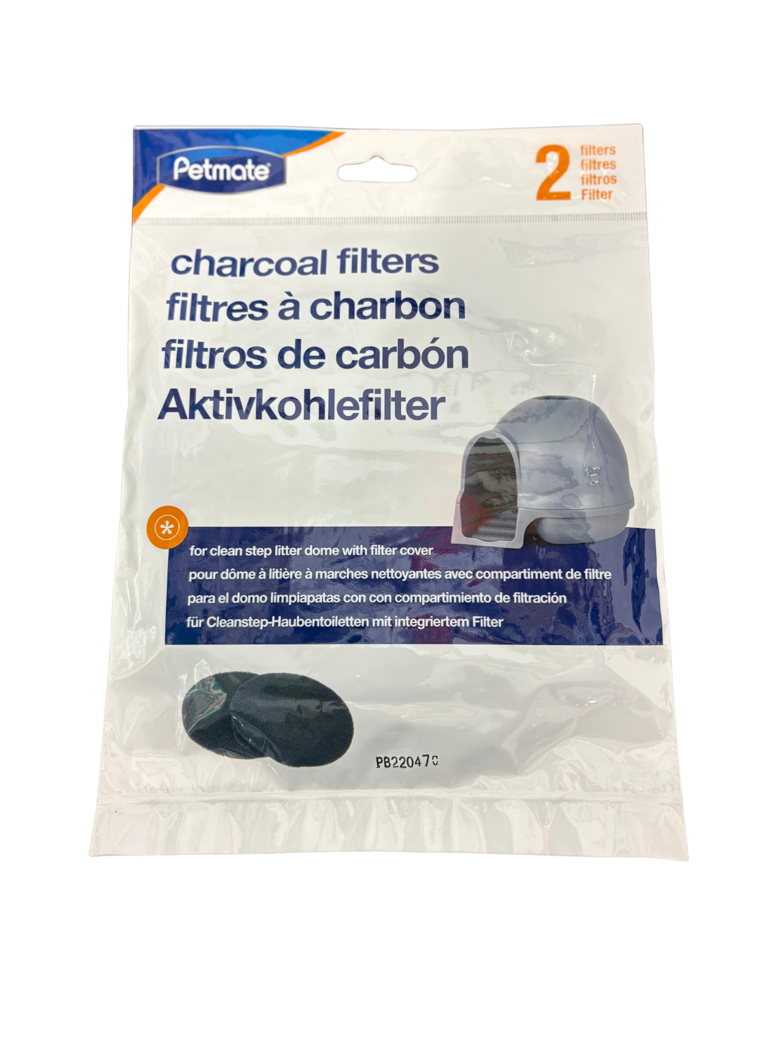 PETMATE - Filtres pour bac à litière sphérique Booda (2). Bêtes Gourmandes spécialiste en produit et nutrition pour chien et chat à Québec.