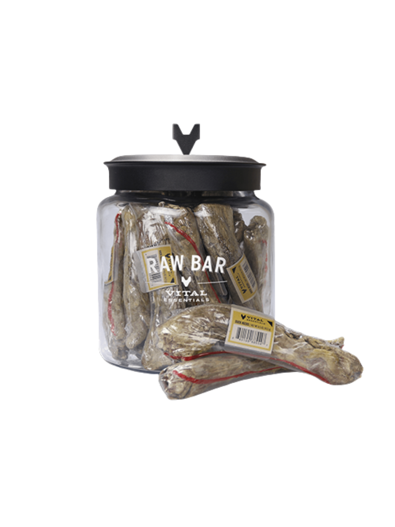 Raw Bar - Cou De Canard Lyophilisée. Bêtes Gourmandes, spécialiste en nourriture et produits pour chien et chat en ligne et en magasin à Québec.