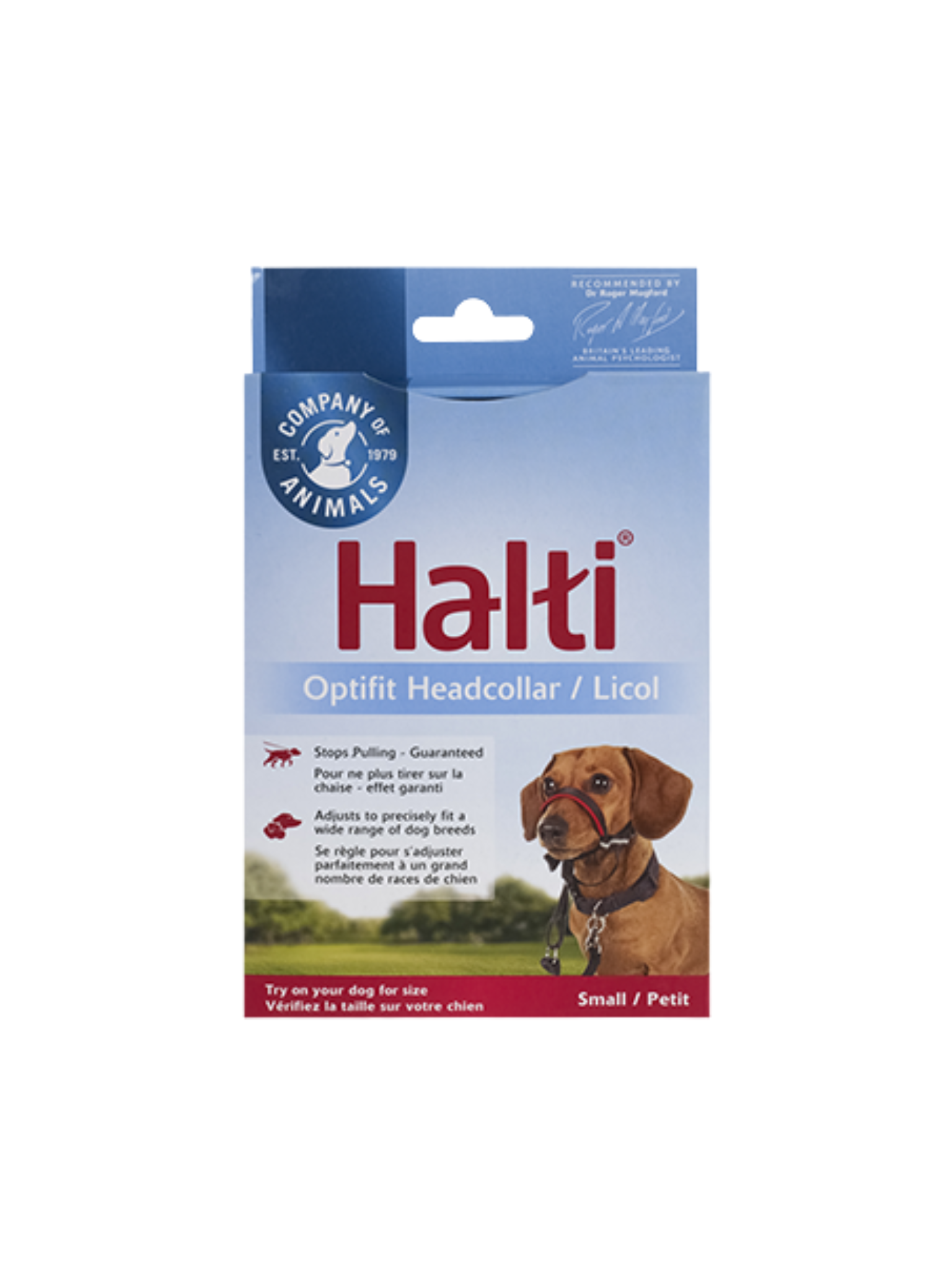 COFA - Halti Optifit chien. Bêtes Gourmandes, boutique spécialisée en alimentation, éducation et sports attelés à Québec.