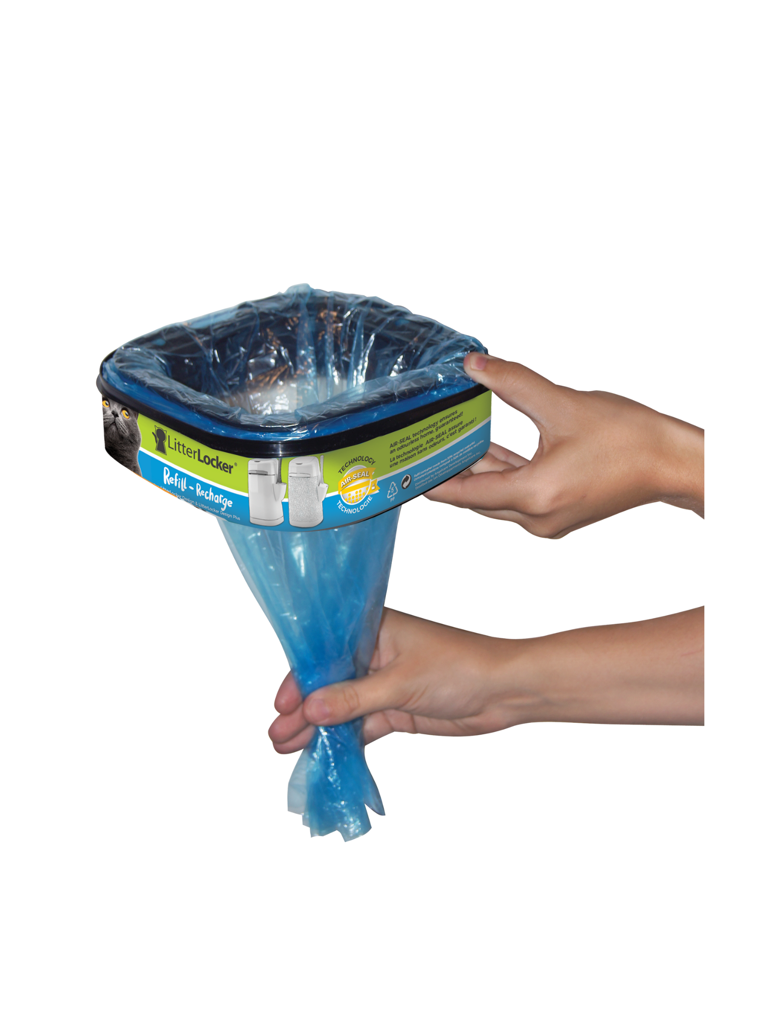 LITTERLOCKER - Cassette de recharge carré (pqt 3)