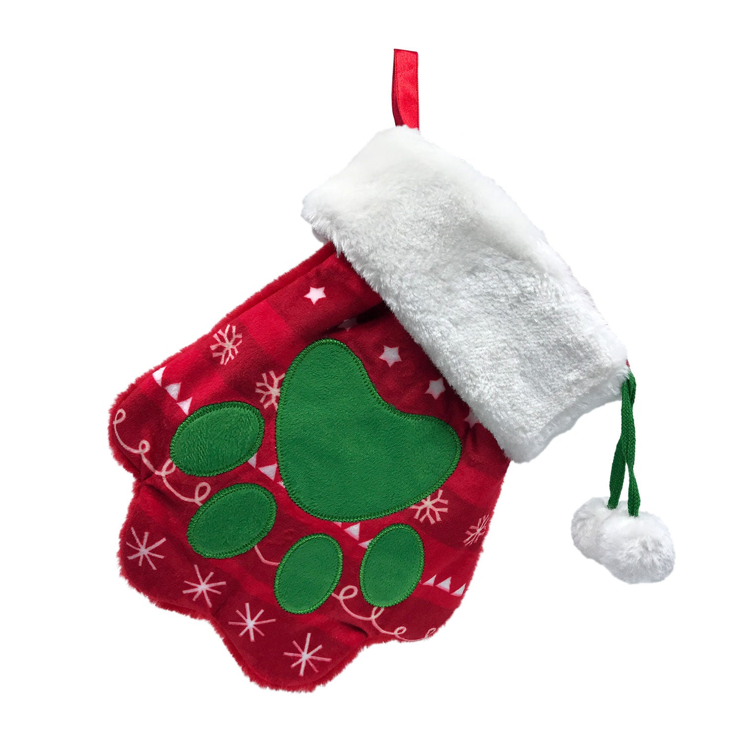 Bas de Noël en forme de patte
