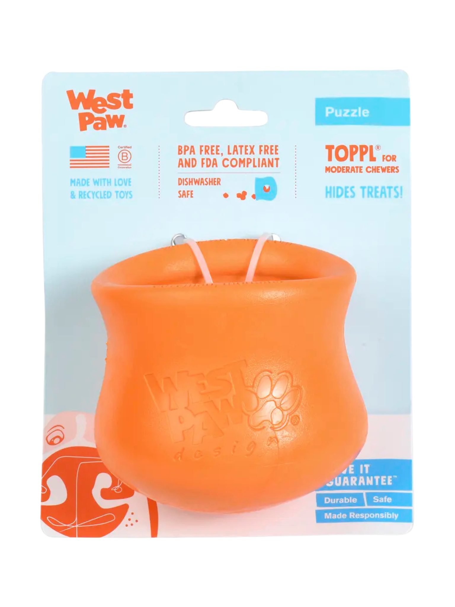 West Paw - Toppl. Bêtes Gourmandes, spécialiste en nourriture et produits pour chien et chat en ligne et en magasin à Québec.