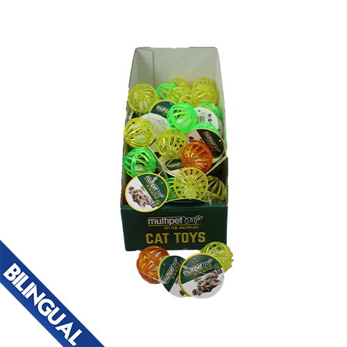 MULTIPET - Balle en treillis pour chat
