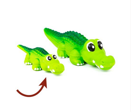 BUD'Z - Jouet squeaker alligator vert, ville de Québec.