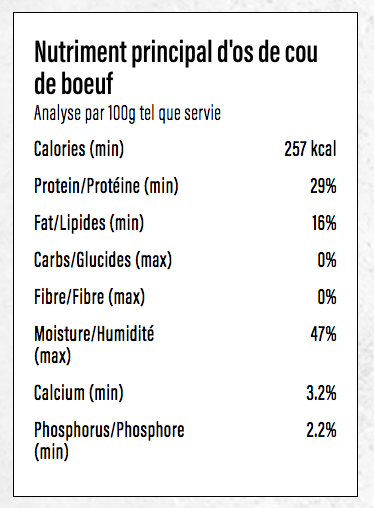 BIG COUNTRY RAW - Cou de boeuf 2 lbs