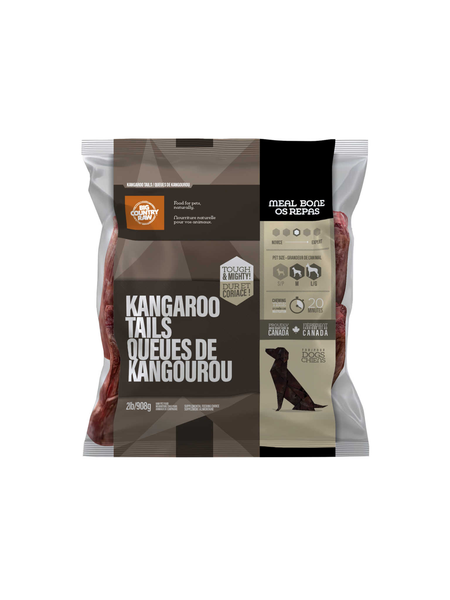 BIG COUNTRY RAW - Queue de kangourou 2 lbs