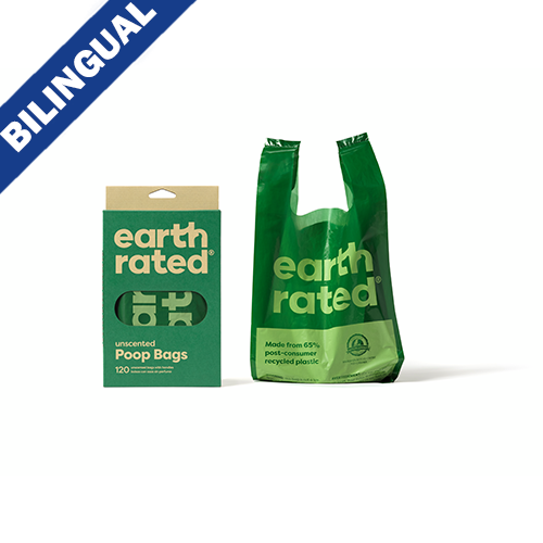 EARTH RATED - Sacs à caca extra large (120 sacs) inodore
