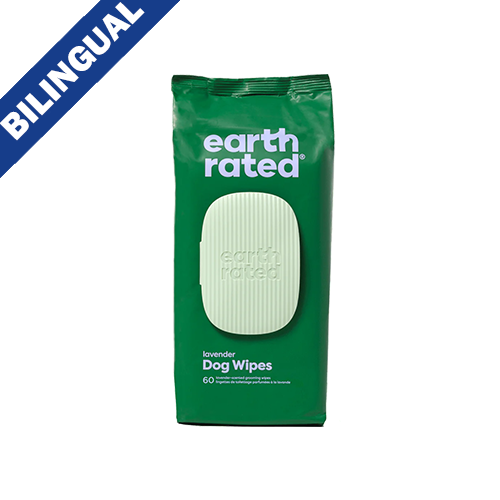 EARTH RATED - Lingettes à base de plantes odeur lavande