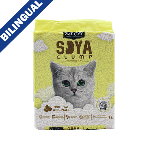 KIT CAT - Litière de soya originale 2.5 kg (sur commande)