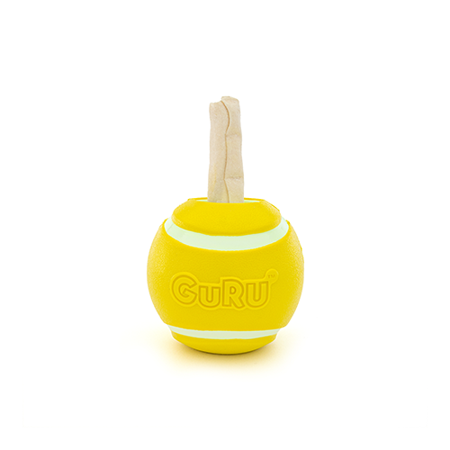 GURU tennis treat ball. Bêtes Gourmandes, boutique spécialisée en alimentation, éducation et sports attelés à Québec.