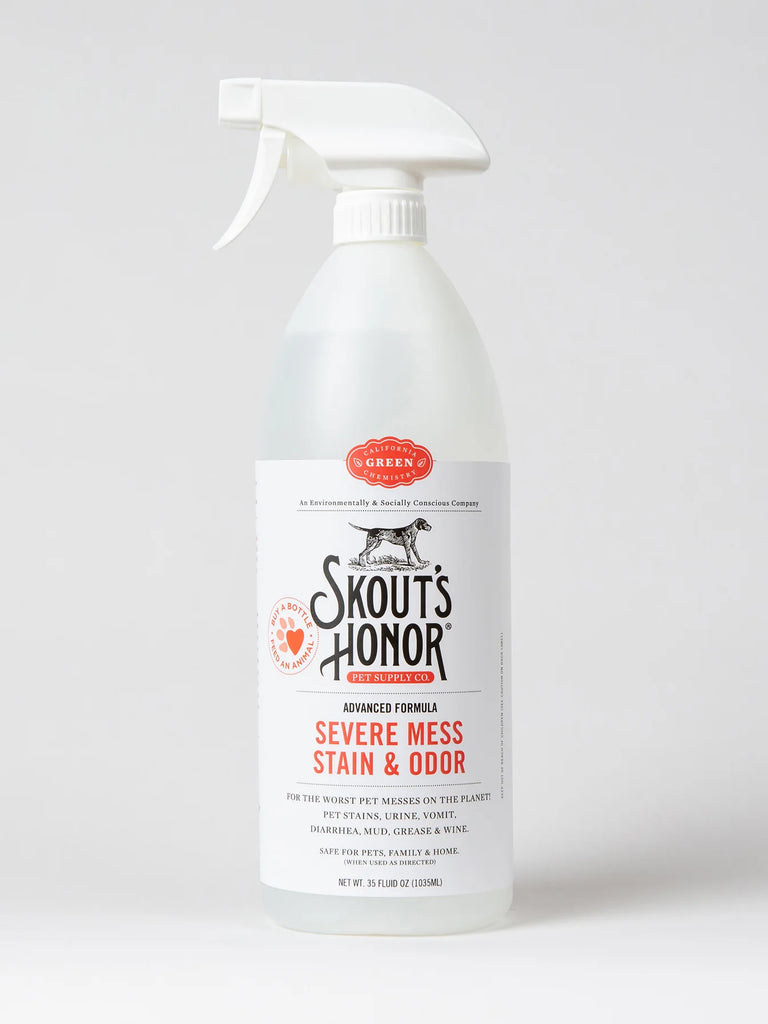 SKOUT'S HONOR - Détachant puissant neutralisant d'odeur pour chien 35oz. Bêtes Gourmandes, boutique spécialisée alimentation, éducation et sports pour chiens à Québec.