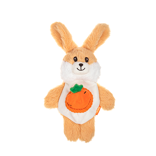 GROWL - Peluche lapin snackerz. Bêtes Gourmandes, boutique spécialisée alimentation, éducation et sports pour chiens à Québec.