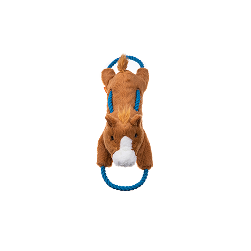 GROWL - Peluche avec corde haystackerz. Bêtes Gourmandes, boutique spécialisée alimentation, éducation et sports pour chiens à Québec.
