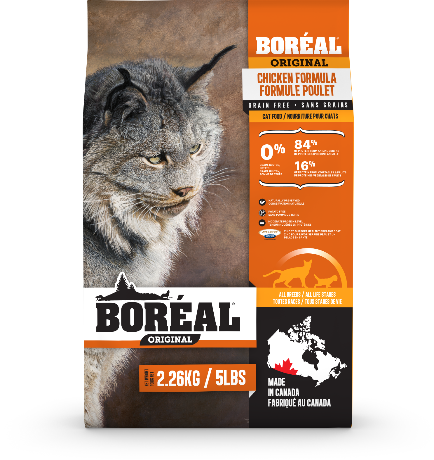 BORÉAL - Poulet original pour chat