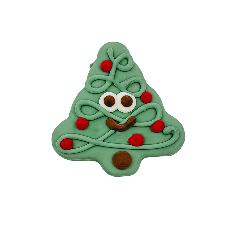 BOSCO & ROXY'S - Biscuit sapin de Noël. Bêtes Gourmandes, boutique spécialisée alimentation, éducation et sports pour chiens à Québec.