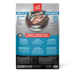 ORIJEN - Six poissons 11.4kg. Bêtes Gourmandes, boutique spécialisée alimentation, éducation et sports pour chiens à Québec.