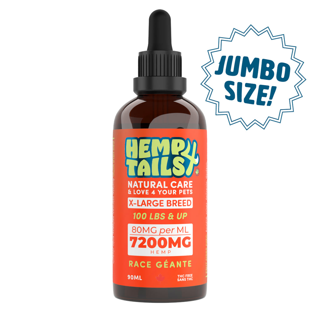Hemp4Tails - Huile de chanvre 90ml pour chiens. Bêtes Gourmandes, spécialiste en nourriture et produits pour chien et chat en ligne et en magasin à Québec.