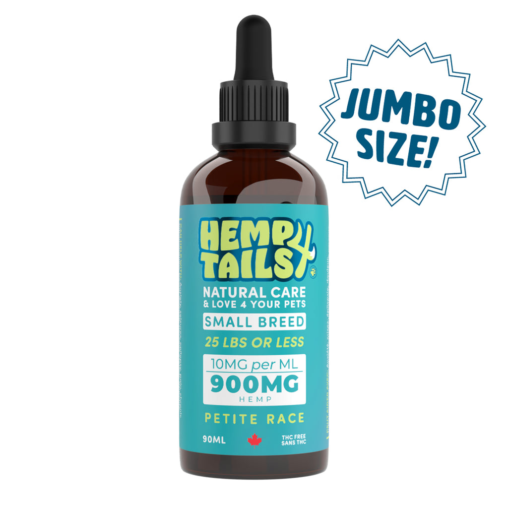 Hemp4Tails - Huile de chanvre 90ml pour chiens. Bêtes Gourmandes, spécialiste en nourriture et produits pour chien et chat en ligne et en magasin à Québec.