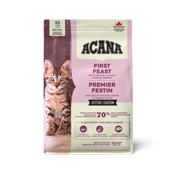 ACANA - Premier festin pour chaton 3.17kg. Bêtes Gourmandes, boutique spécialisée alimentation, éducation et sports pour chiens à Québec.