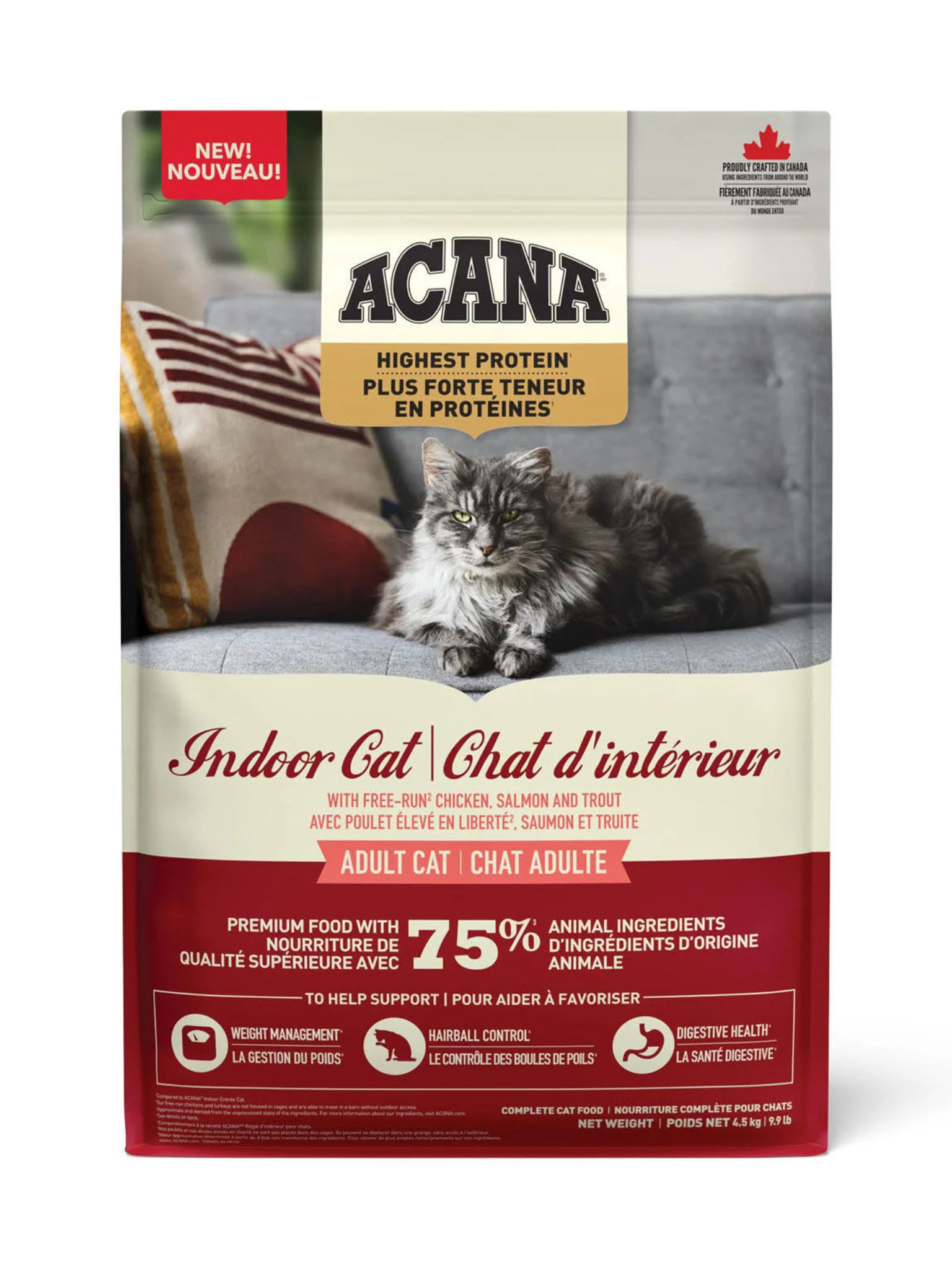 ACANA - Nourriture pour chat d'intérieur. Bêtes Gourmandes, boutique spécialisée alimentation, éducation et sports pour chiens à Québec.