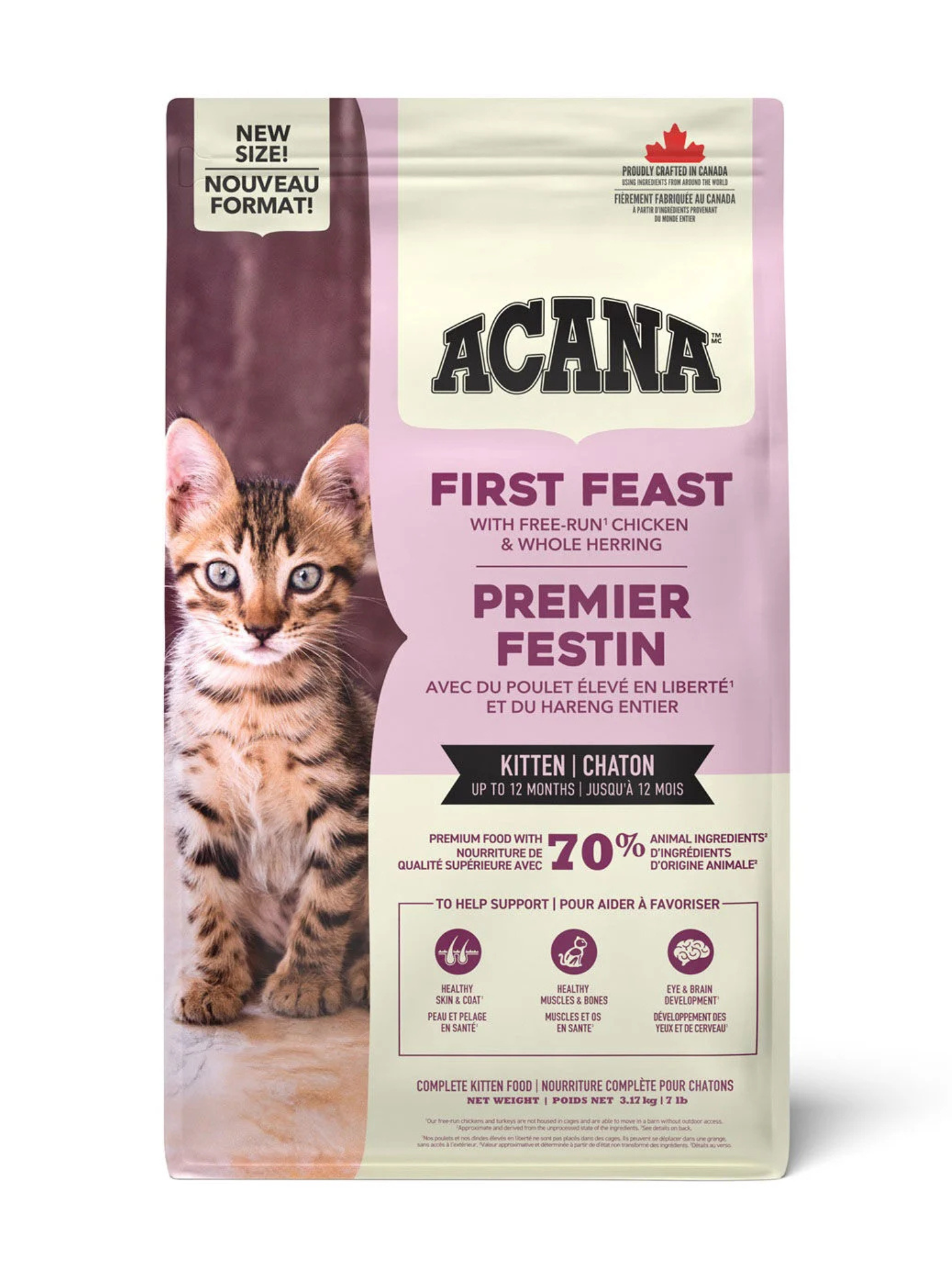 ACANA - Premier festin pour chaton 3.17kg. Bêtes Gourmandes, boutique spécialisée alimentation, éducation et sports pour chiens à Québec.