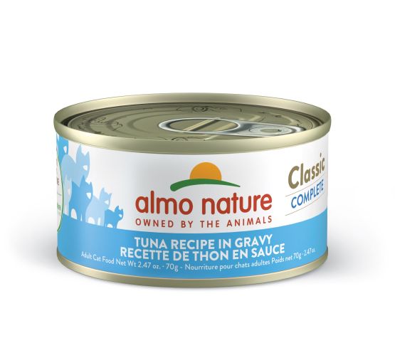 ALMO - Thon en sauce 70g. Bêtes Gourmandes, boutique spécialisée alimentation, éducation et sports pour chiens à Québec.