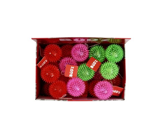 BUD'Z - Balle à pointes unies 6.3cm. Bêtes Gourmandes, boutique spécialisée alimentation, éducation et sports pour chiens à Québec.