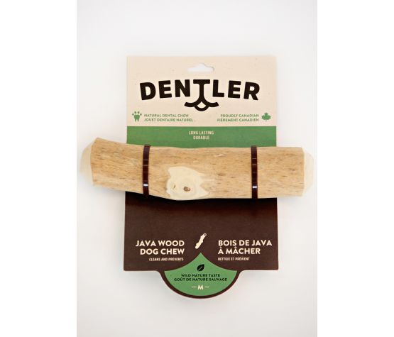 DENTLER - Bois de java naturel. Bêtes Gourmandes, boutique spécialisée alimentation, éducation et sports pour chiens à Québec.