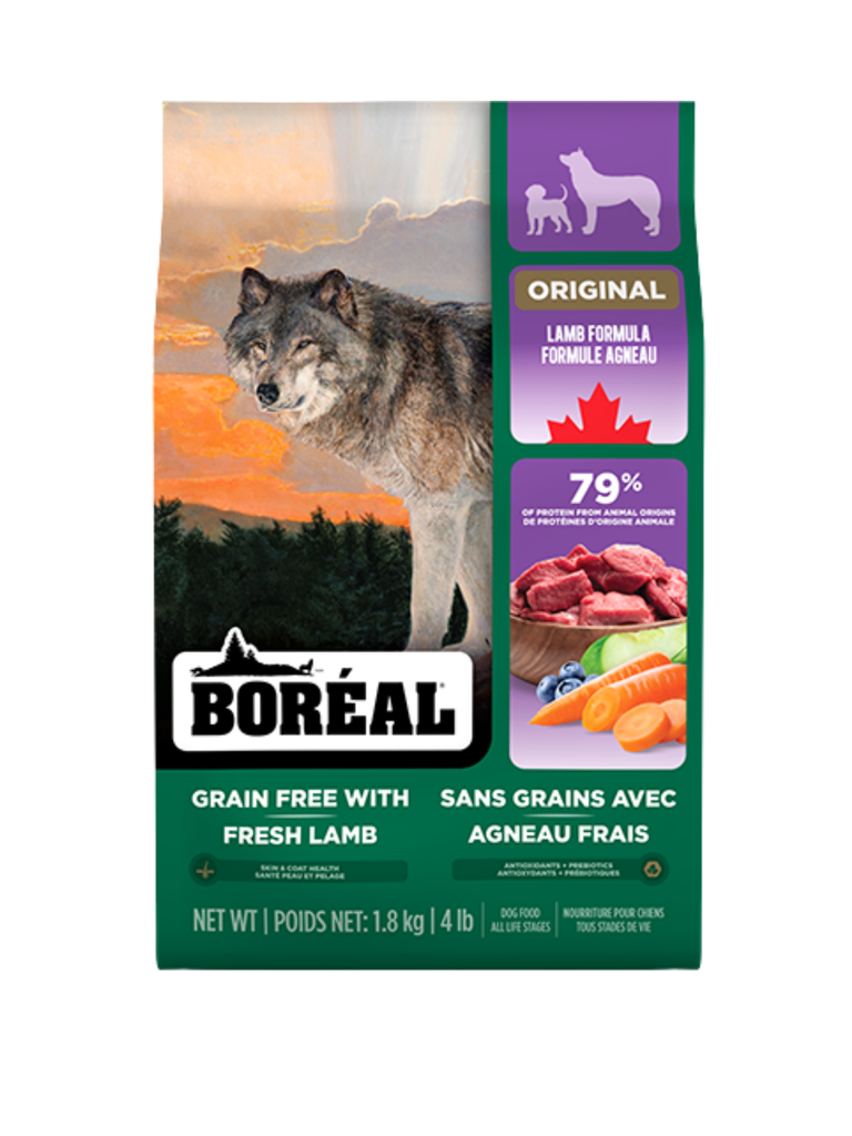 Boréal Original - Sans Grain À L'Agneau Pour Chien. Bêtes Gourmandes, spécialiste en nourriture et produits pour chien et chat en ligne et en magasin à Québec.