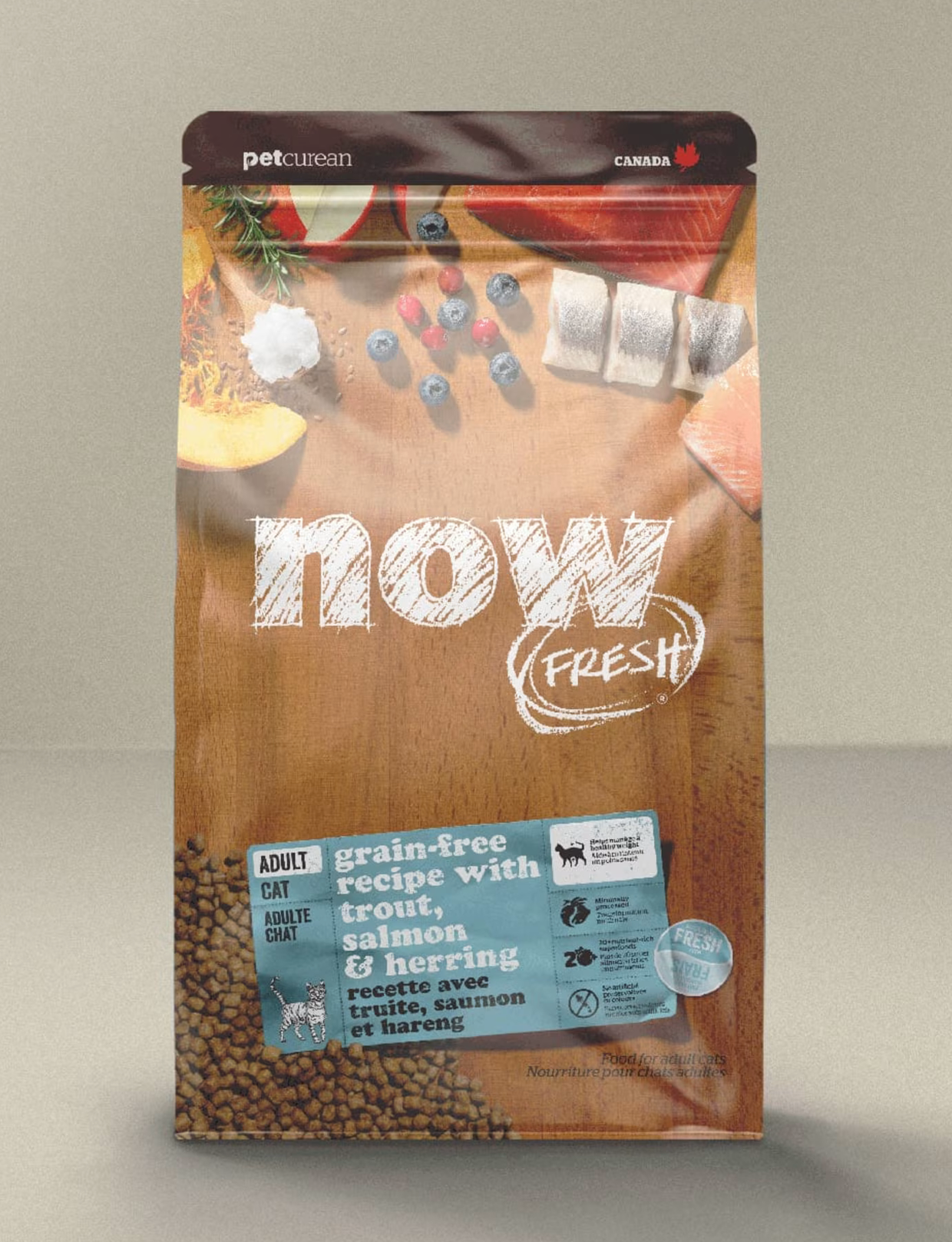 NOW FRESH - Chat truite, saumon, hareng