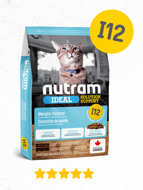 (I12) NUTRAM - Contrôle poids poulet chat adulte