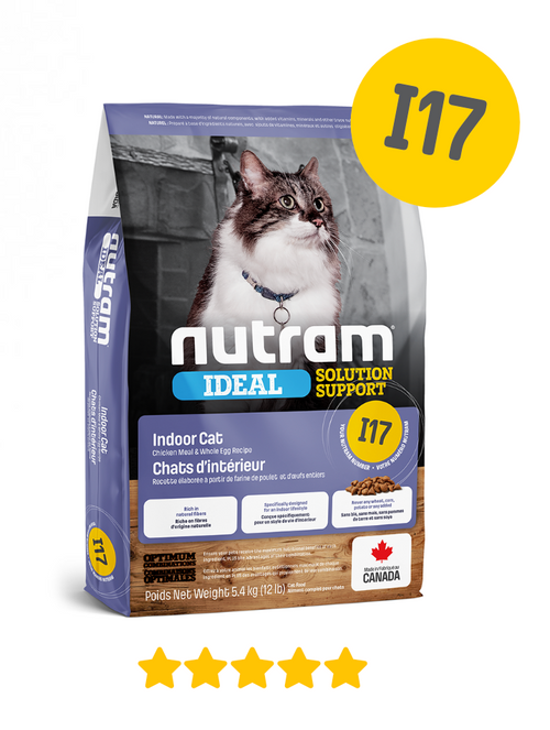 (I17) NUTRAM - Poulet & oeuf chat d'intérieur