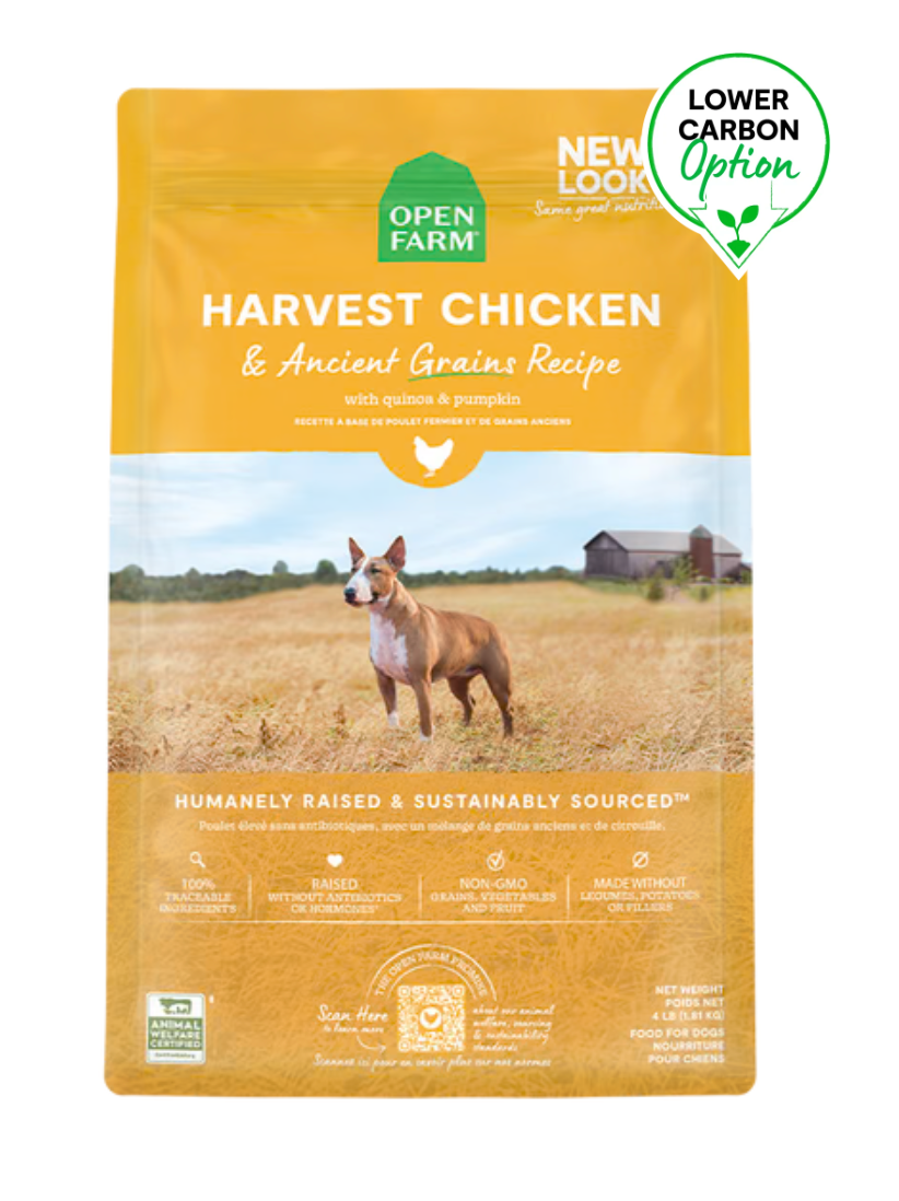 OPENFARM - Recette poulet grains anciens. Bêtes Gourmandes, boutique spécialisée en alimentation, éducation et sports attelés à Québec.