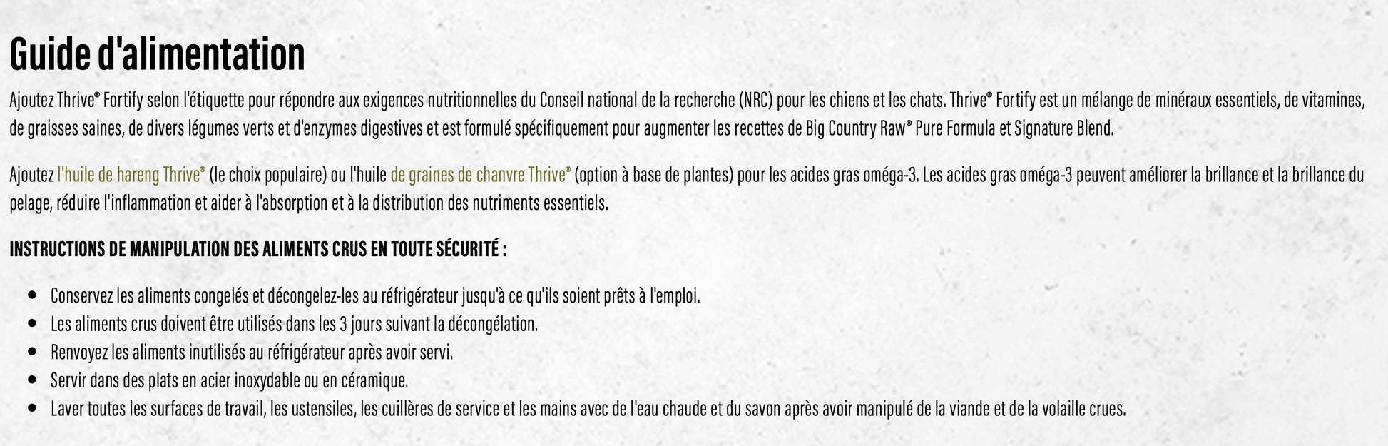 BIG COUNTRY RAW - Pure poulet 4 lbs