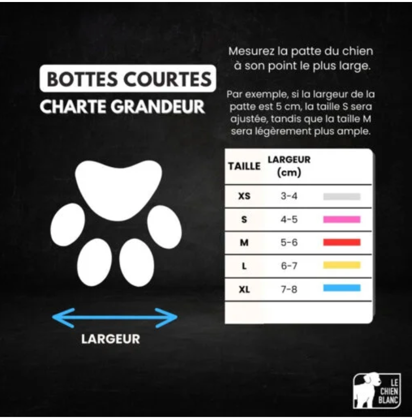 LE CHIEN BLANC - Botte courte avec grip anti-coupure. Bêtes Gourmandes, boutique spécialisée alimentation, éducation et sports pour chiens à Québec.