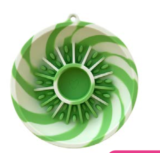 DOG'S CRUSH - Bol ralentisseur tourbillon de menthe. Bêtes Gourmandes, boutique spécialisée alimentation, éducation et sports pour chiens à Québec.