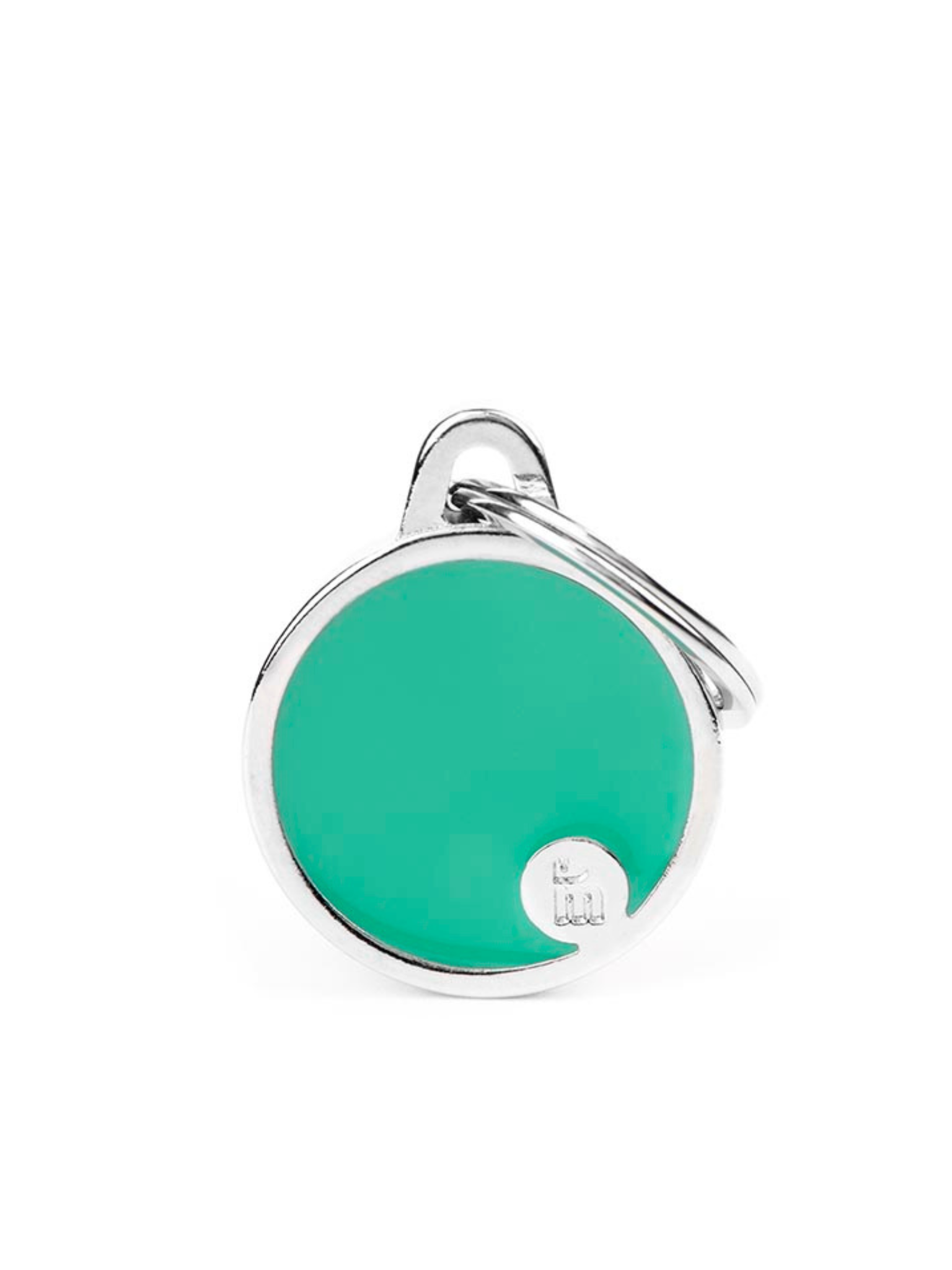 MYFAMILY - Médaille cercle turquoise petite