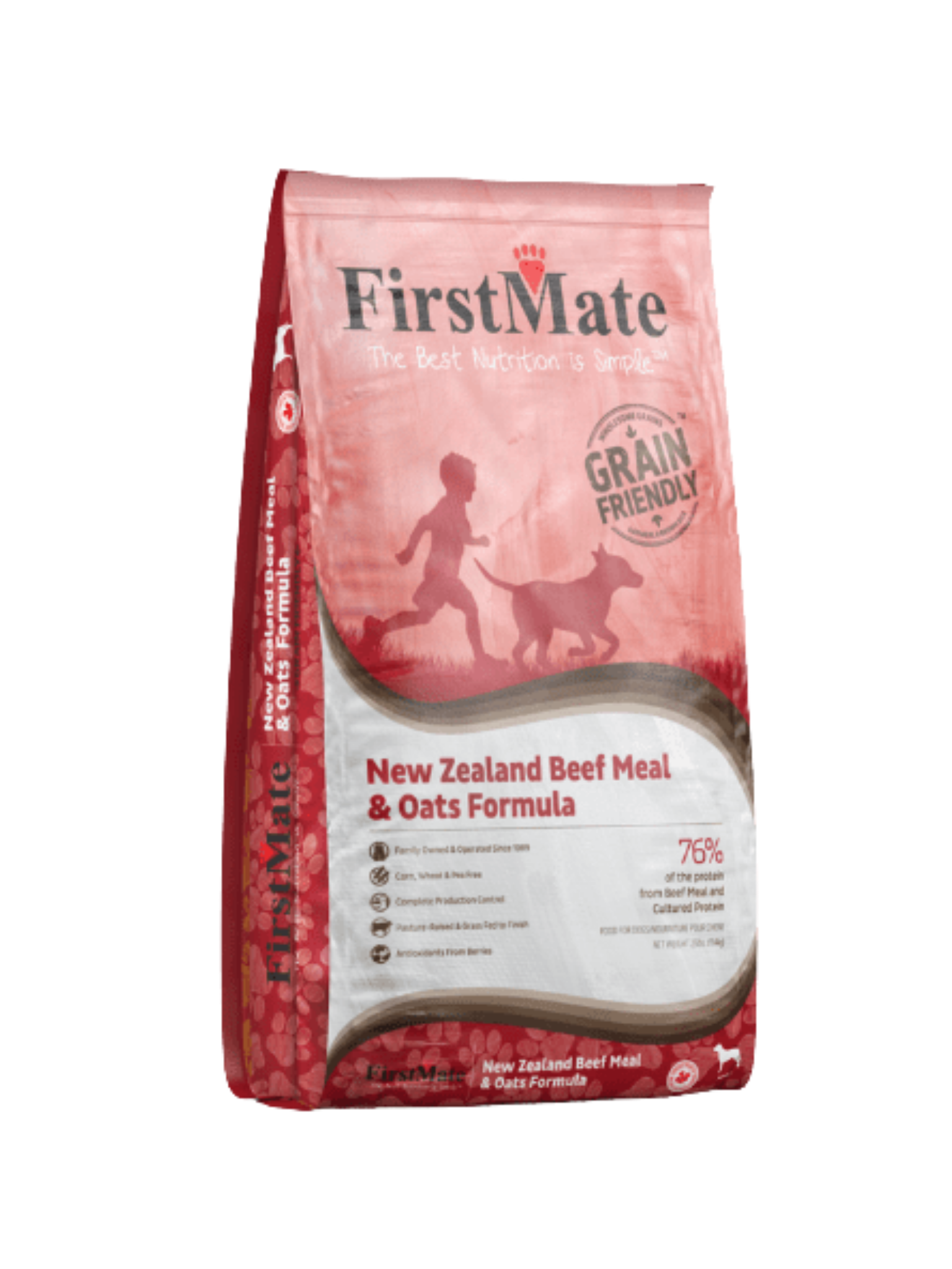 Notre formule de bœuf et d'avoine de Nouvelle-Zélande utilise du bœuf néo-zélandais élevé au pâturage sans hormones ni antibiotiques ajoutés comme protéine animale unique et deux grains sains. Bêtes Gourmandes spécialiste en produits et nutrition pour chien et chat à Québec.