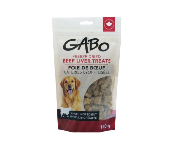 GABO - Morceaux de foie de boeuf lyophilisées 120 g