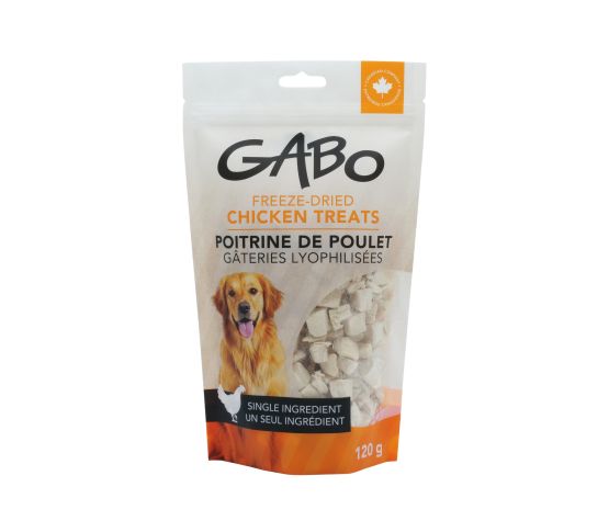 GABO - Morceaux de poitrine de poulet lyophilisée 120g