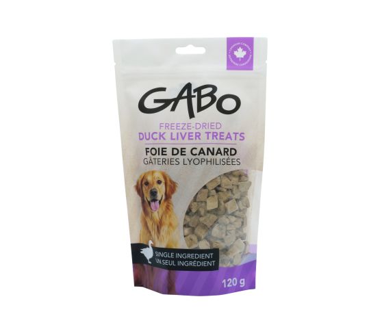 GABO - Morceaux de foie de canard lyophilisées 120g