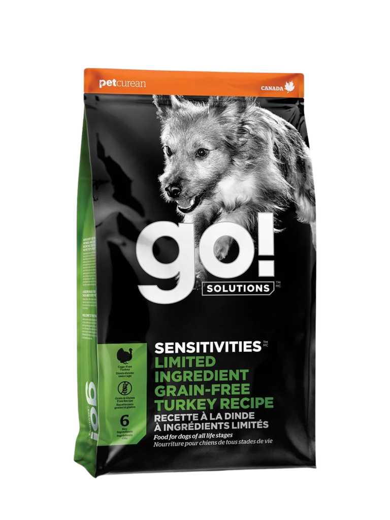 GO! SENSITIVITIES - Recette dinde sans grains. Bêtes Gourmandes, spécialiste en nourriture et produits pour chien et chat en ligne et en magasin à Québec.