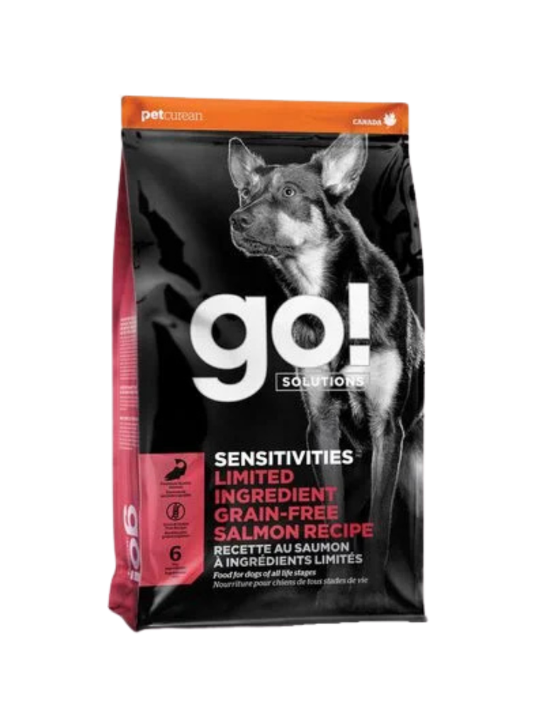 GO! SENSITIVITIES - Recette saumon sans grains. Bêtes Gourmandes, spécialiste en nourriture et produits pour chien et chat en ligne et en magasin à Québec.