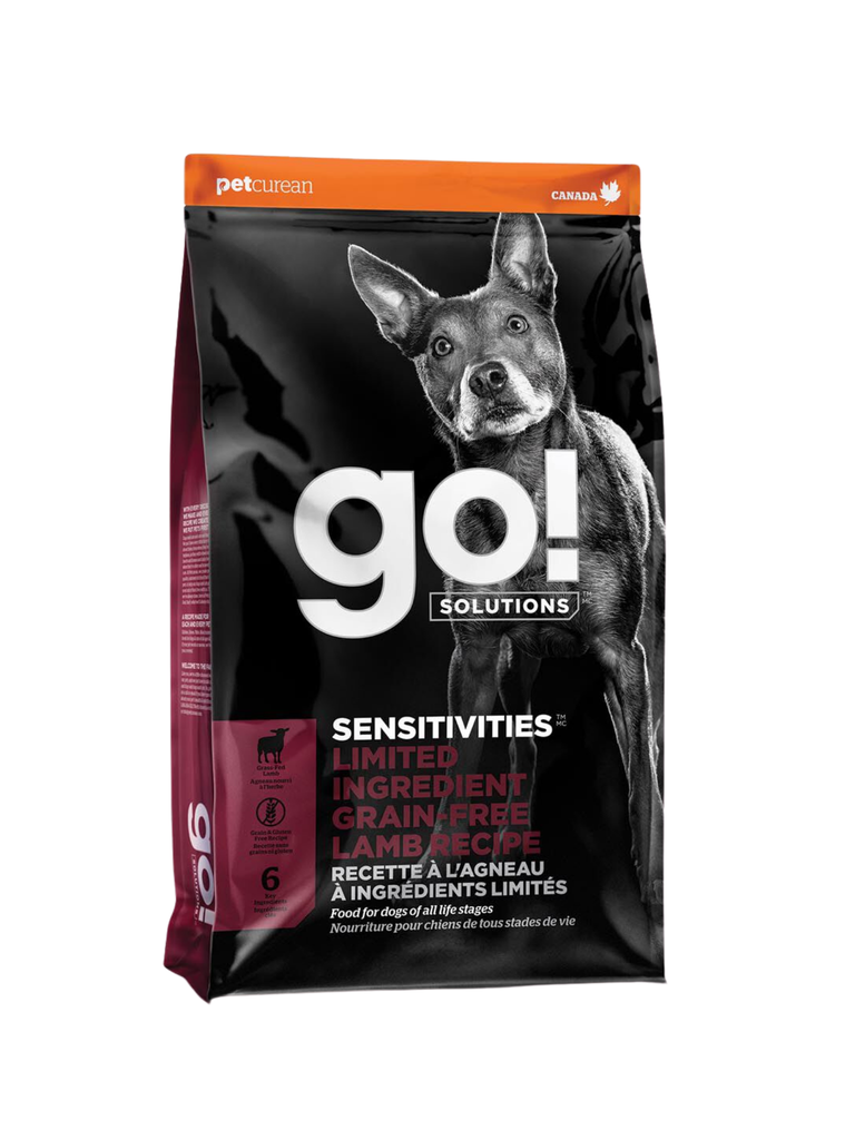 GO! SENSITIVITIES - Recette agneau sans grains. Bêtes Gourmandes, spécialiste en nourriture et produits pour chien et chat en ligne et en magasin à Québec.