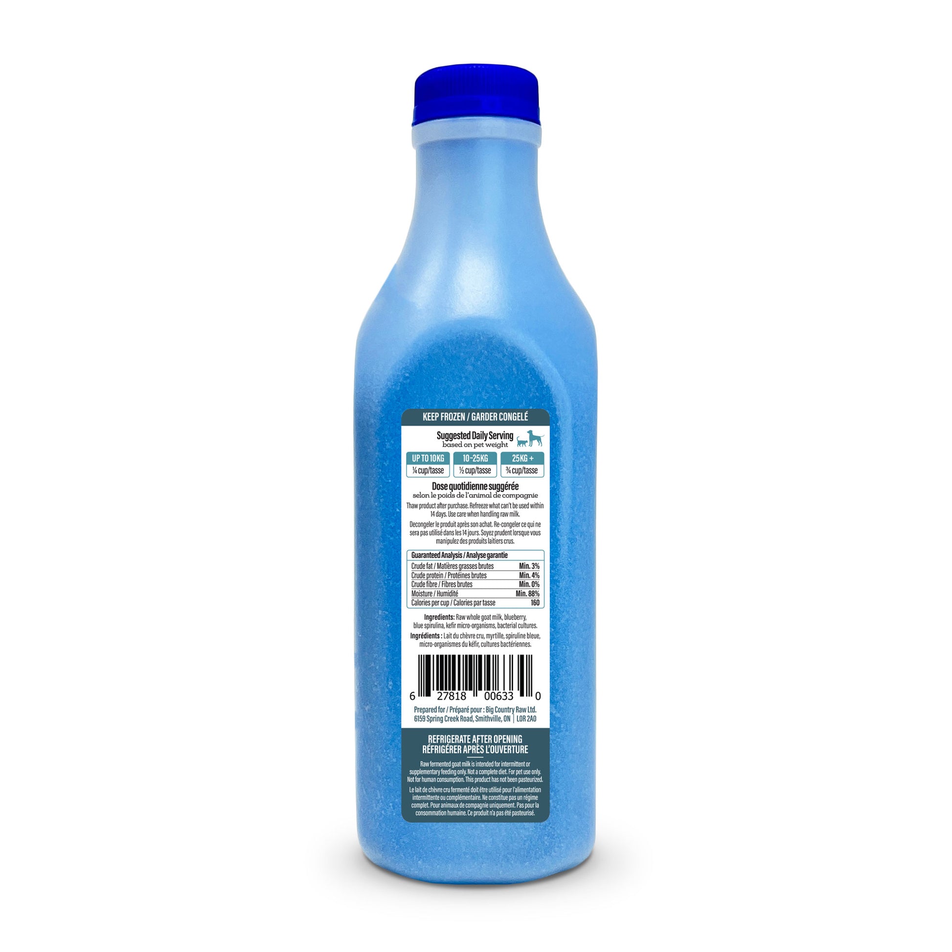 BIG COUNTRY RAW - Lait de chèvre antioxydant 975 ml
