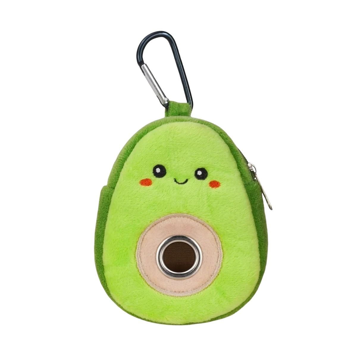 HUGSMART - Distributeur à sac de ramassage en peluche avocat