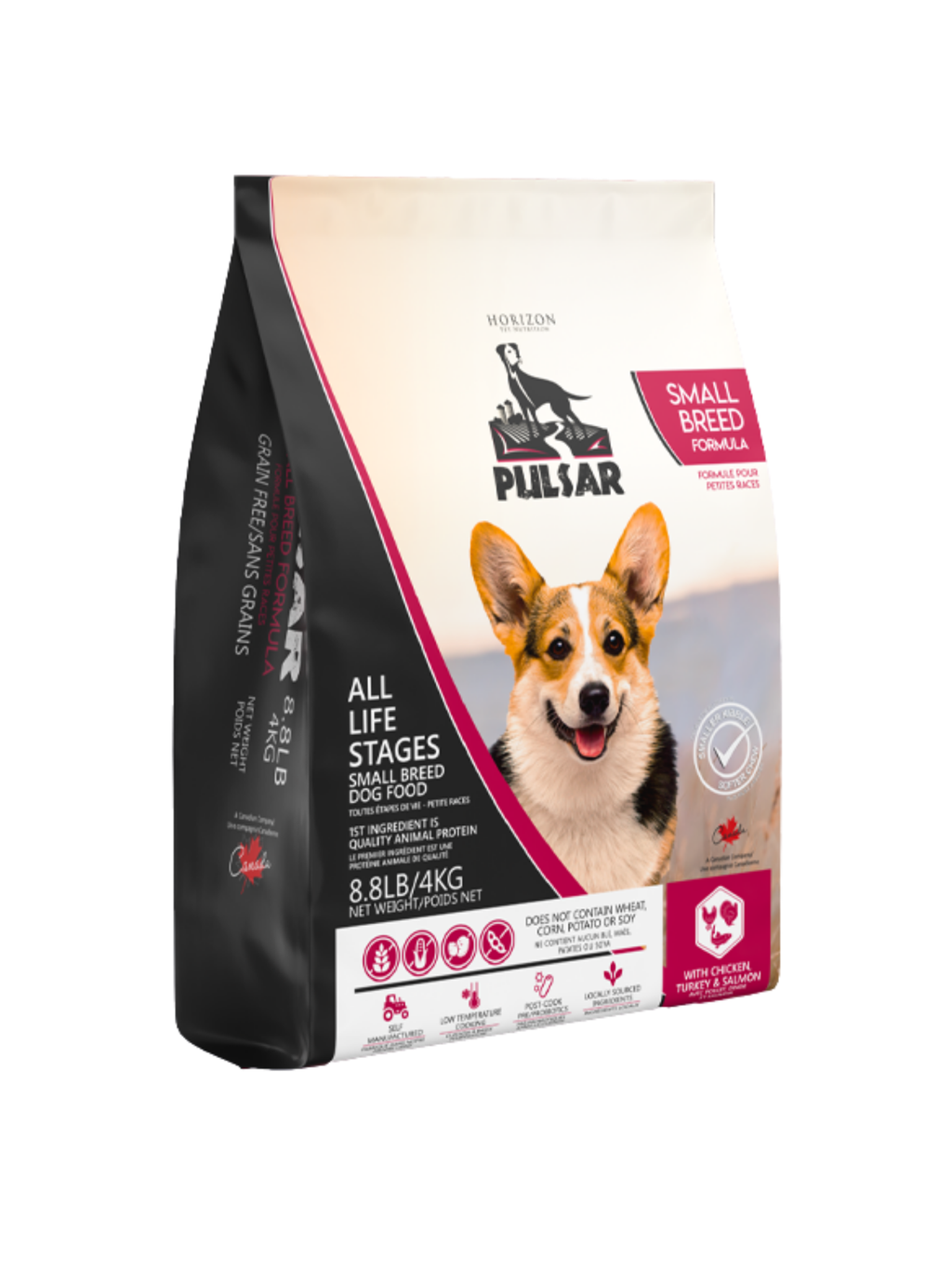 PULSAR - Petite race tout stade de vie. Bêtes Gourmandes, boutique spécialisée alimentation, éducation et sports pour chiens à Québec.